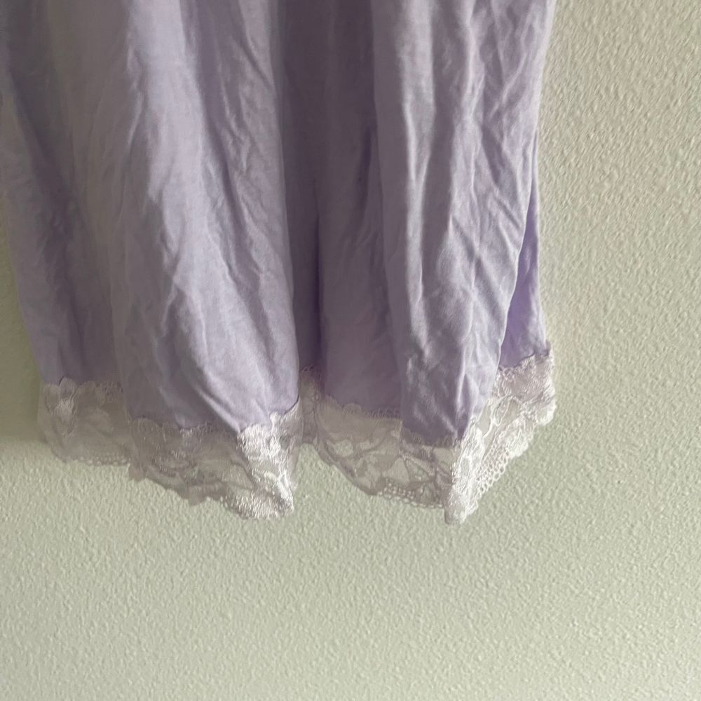 Victoria's Secret Purple Lace‎ Modal Nightgown Slip Dress Size Small - Picture 14 of 14